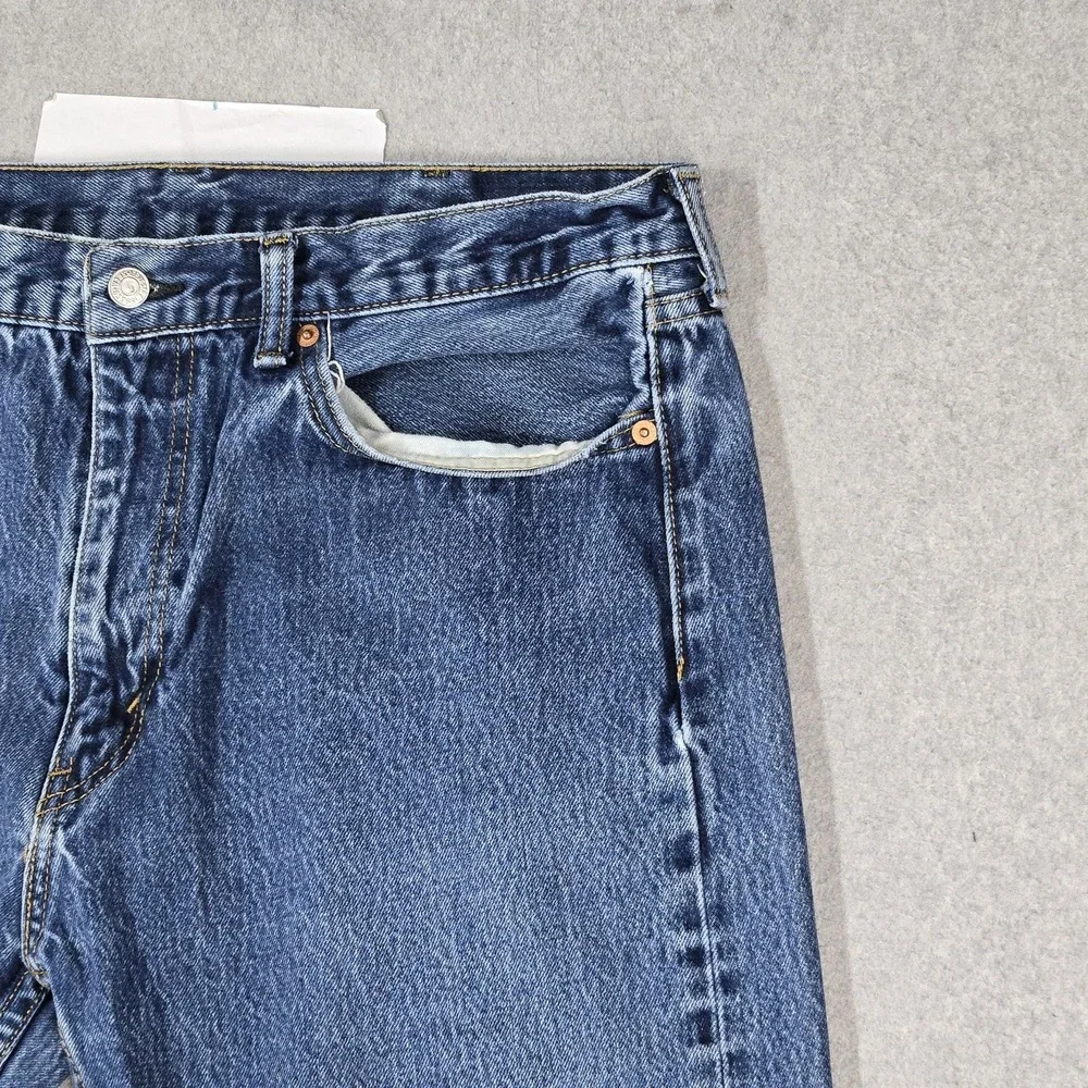 Levi's 505 Men Jeans 38X34 Blue Denim 32